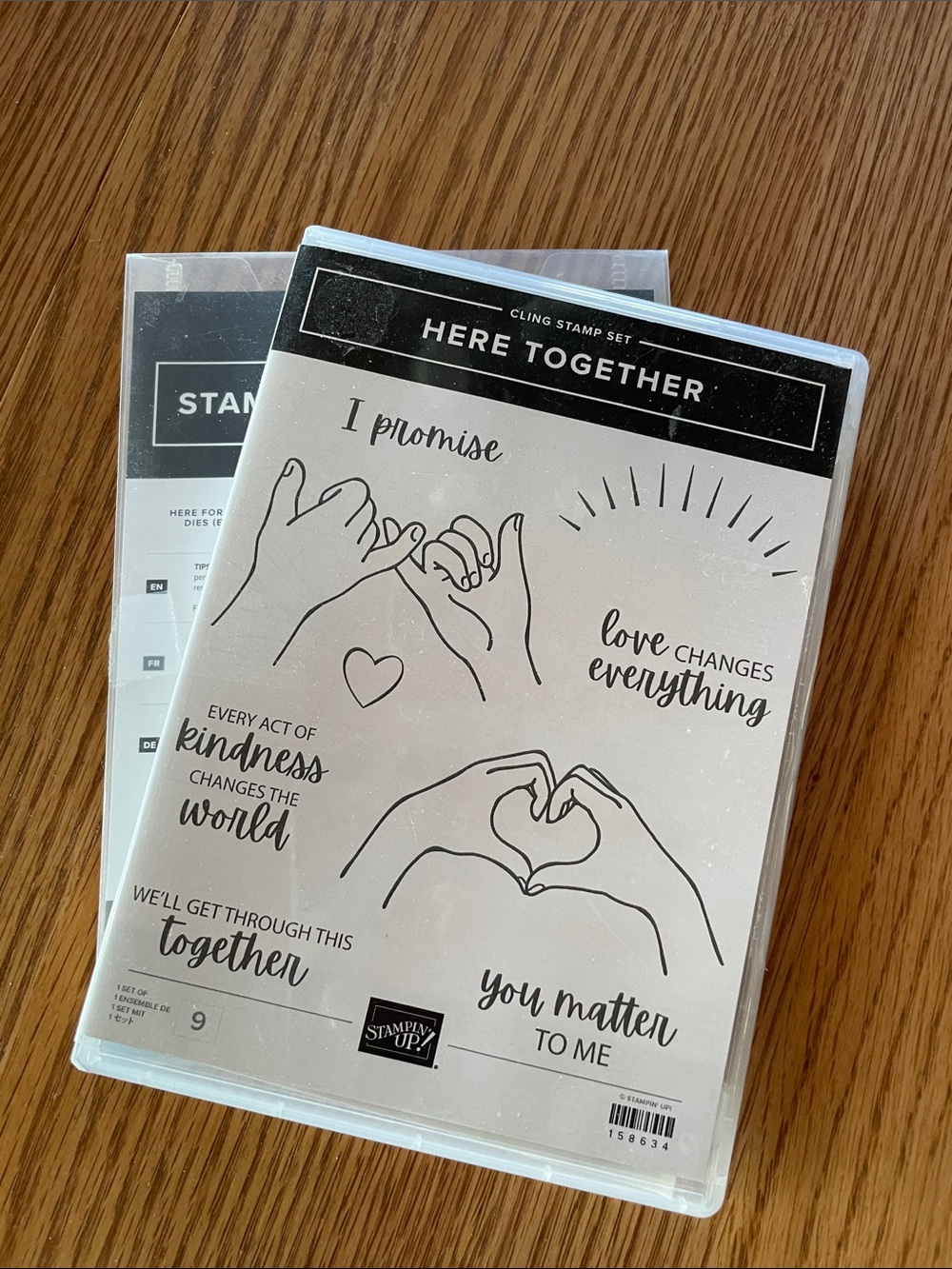 Stampin' Up! Here Together Cling Stamp Set - Black and White